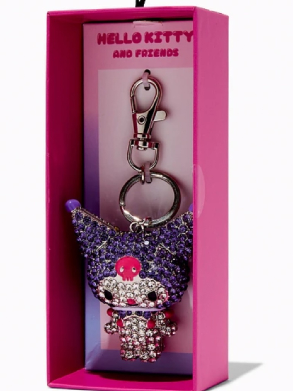 Kiromi rhinestone key chain charm- NWT